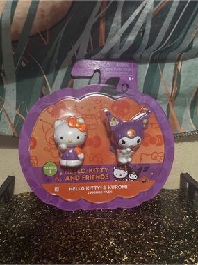 Hello Kitty Hello Kitty & Kuromi Purple Halloween Figure 2-Pack